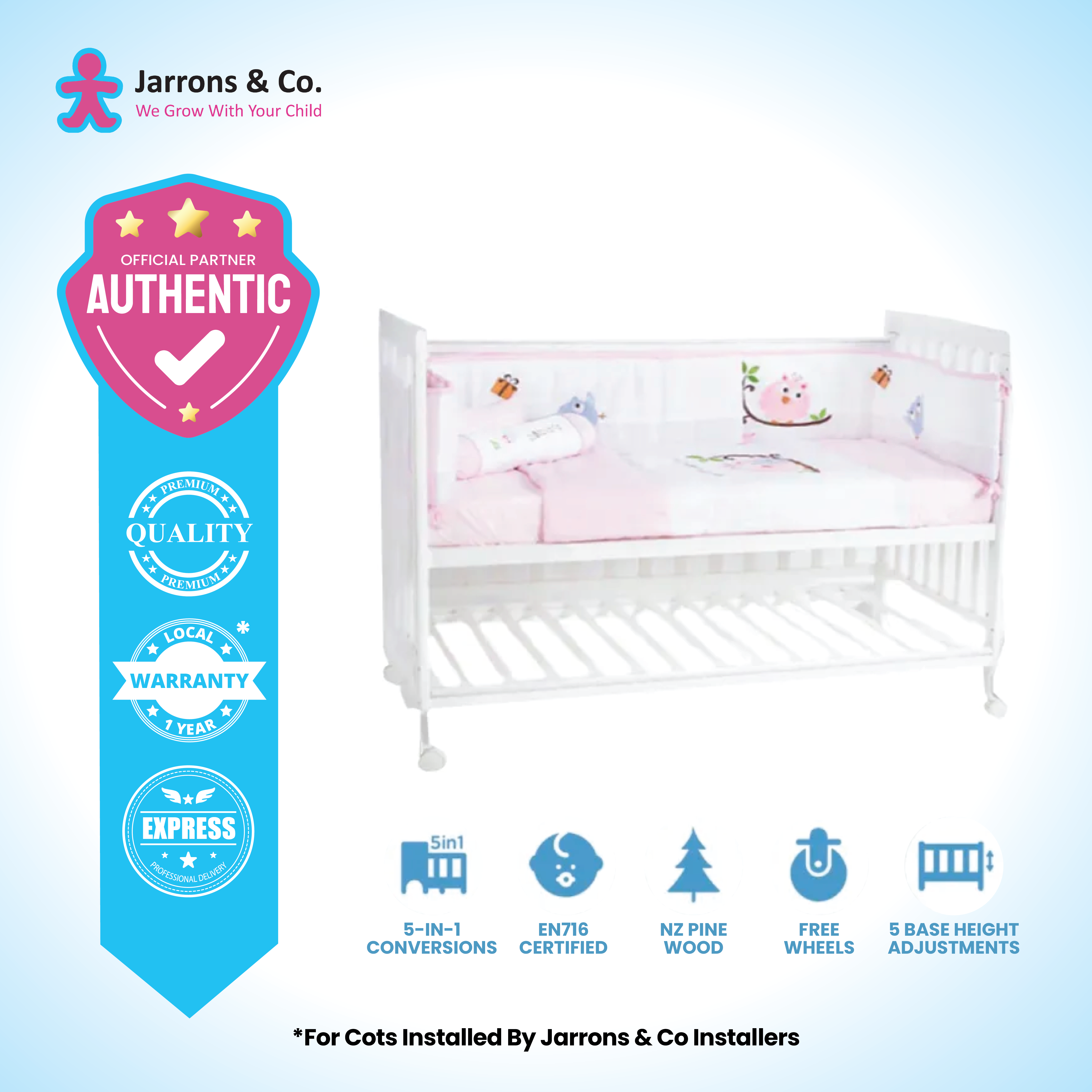 Happy Star Happy Wonder In Cot Convertible Cot Happy Wonder Cot