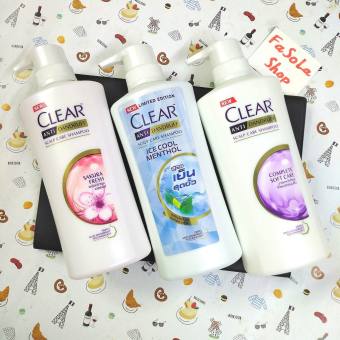 Dầu gội CLEAR Thái Lan 480ml các mùi mẫu mới bạc hà  - THE BEST CHOICE