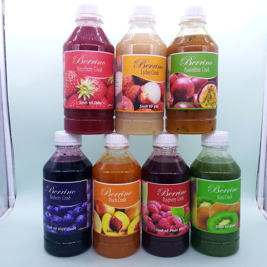 Sinh tố berino / mứt berino chai 1 lít