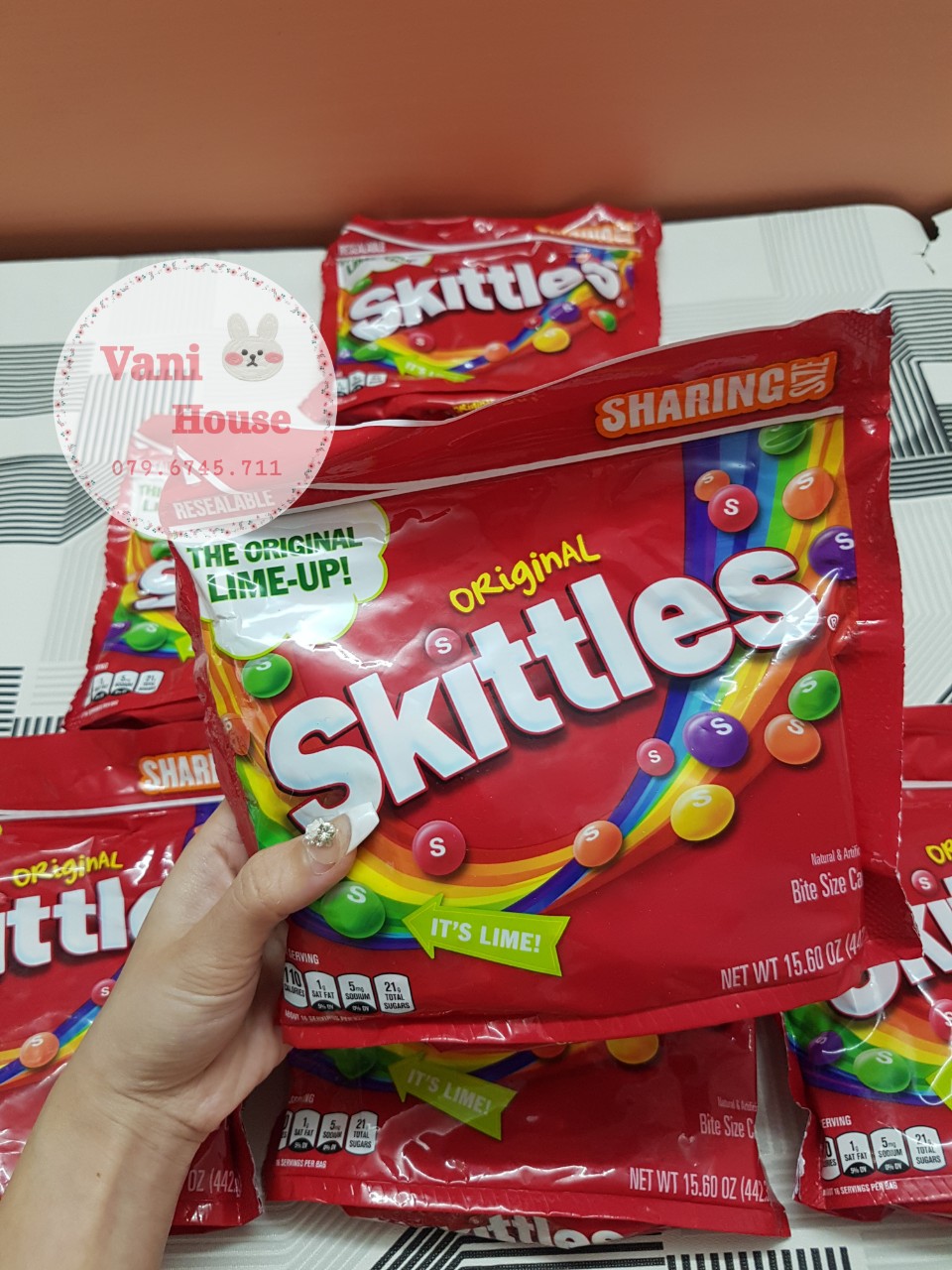 Kẹo Trái Cây Skittles Original - Hàng Mỹ