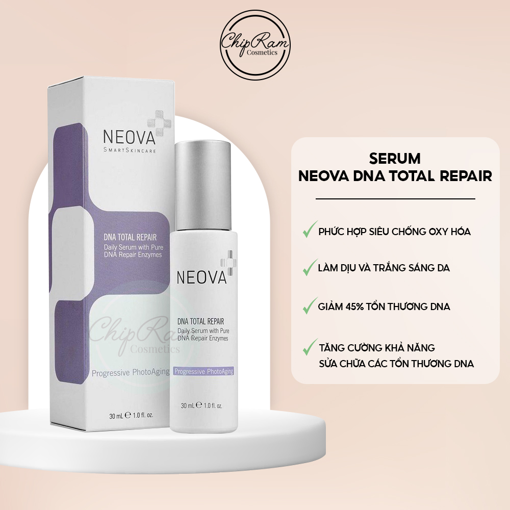 Neova DNA Total Repair - Serum sửa chữa DNA chống lão hóa, phục hồi, làm đều màu da (hàng chính hãng)