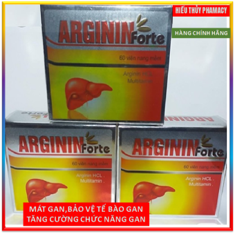 Viên uống bổ gan ARGININ FOR.TE - Giúp mát gan , thải độc , tăng cường chức năng gan , gan nhiễm mỡ.