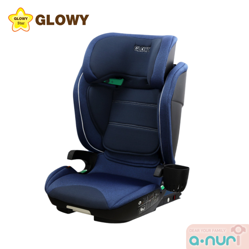 Glowy star (โกลวี่ สตาร์) คาร์ซีทเด็ก รุ่น i magic บูสเตอร์คาร์ซีท สำหรับเด็กโตที่มีส่วนสูง 100-150 cm (ประมาณ 4 ถึง 12 ขวบ) ติดตั้งได้ 2 ระบบ มี ISOFIX ราคา 4,990 บาท*ส่งฟรี