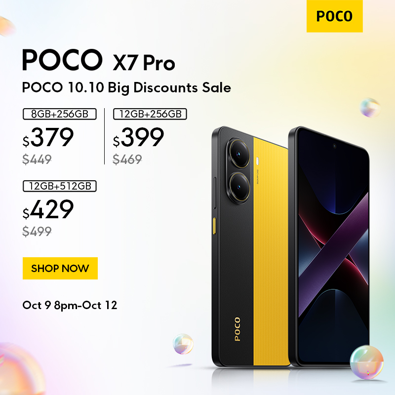 Poco X7 Pro 5G Phone - 6000Mah Battery, Nfc, 120Hz Amoled Display
