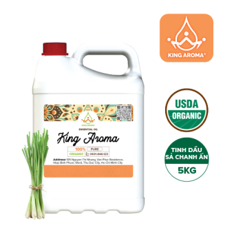 Tinh dầu thiên nhiên Sả Chanh Ấn KING AROMA giá sỉ 5kg/ 25kg/ 180kg