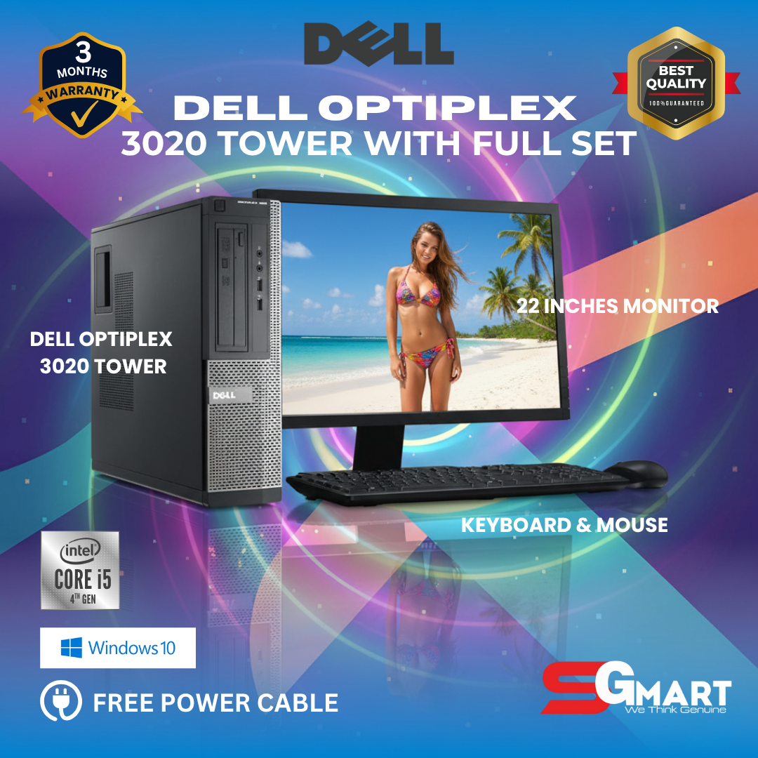 DELL - RZ01-DELL OPTIPLEX 3020& E2014Hf PCセット Discover Dell Optiplex PCs | Lazada Singapore