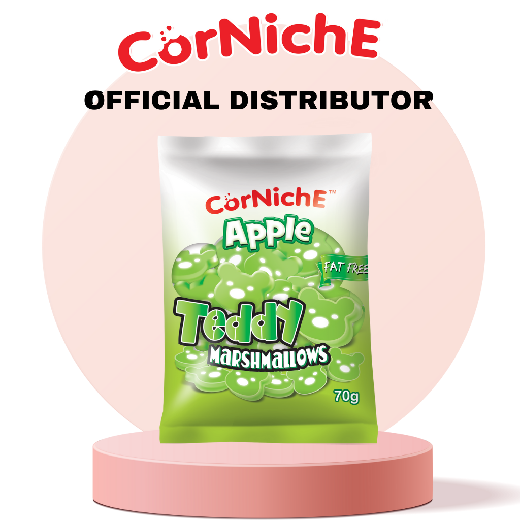 Kẹo xốp marshmallows nhập khẩu vị táo 70g