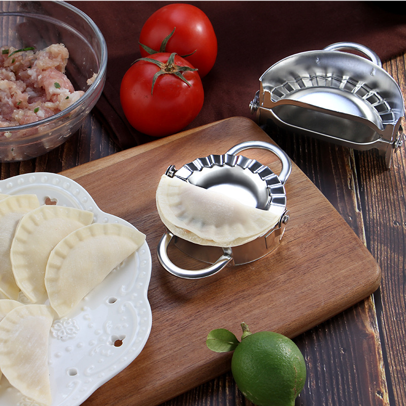 Stainless Steel Molde Para Dumplings Round Ravioli Molds Dumpling Maker ...