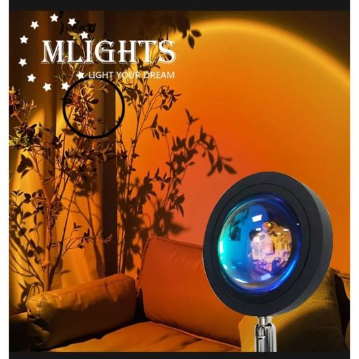 ❇☂  Đèn led sống ảo💞 CÓ MIKA CHUYỂN ĐỔI 4 MÀU💞 hoàng hôn cầu vòng mặt trời chup ảnh quay video tiktok siêu hót