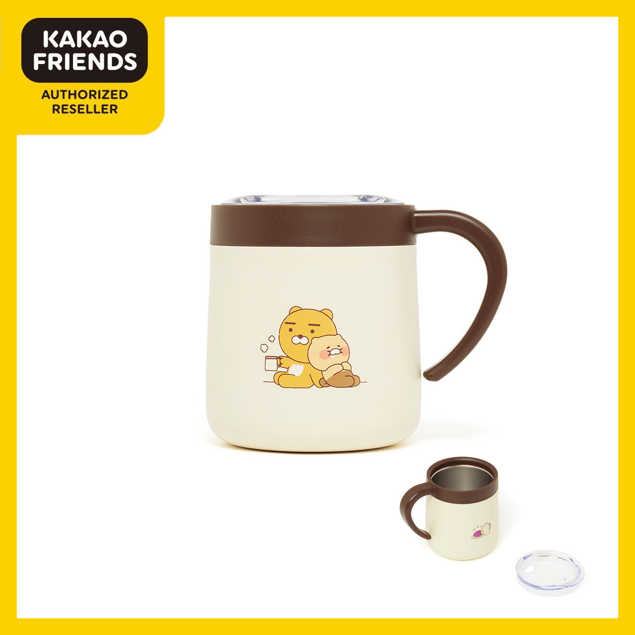 Cốc giữ nhiệt ryan choonsik - kakao friends - siêu đáng yêu, dễ thương 921875