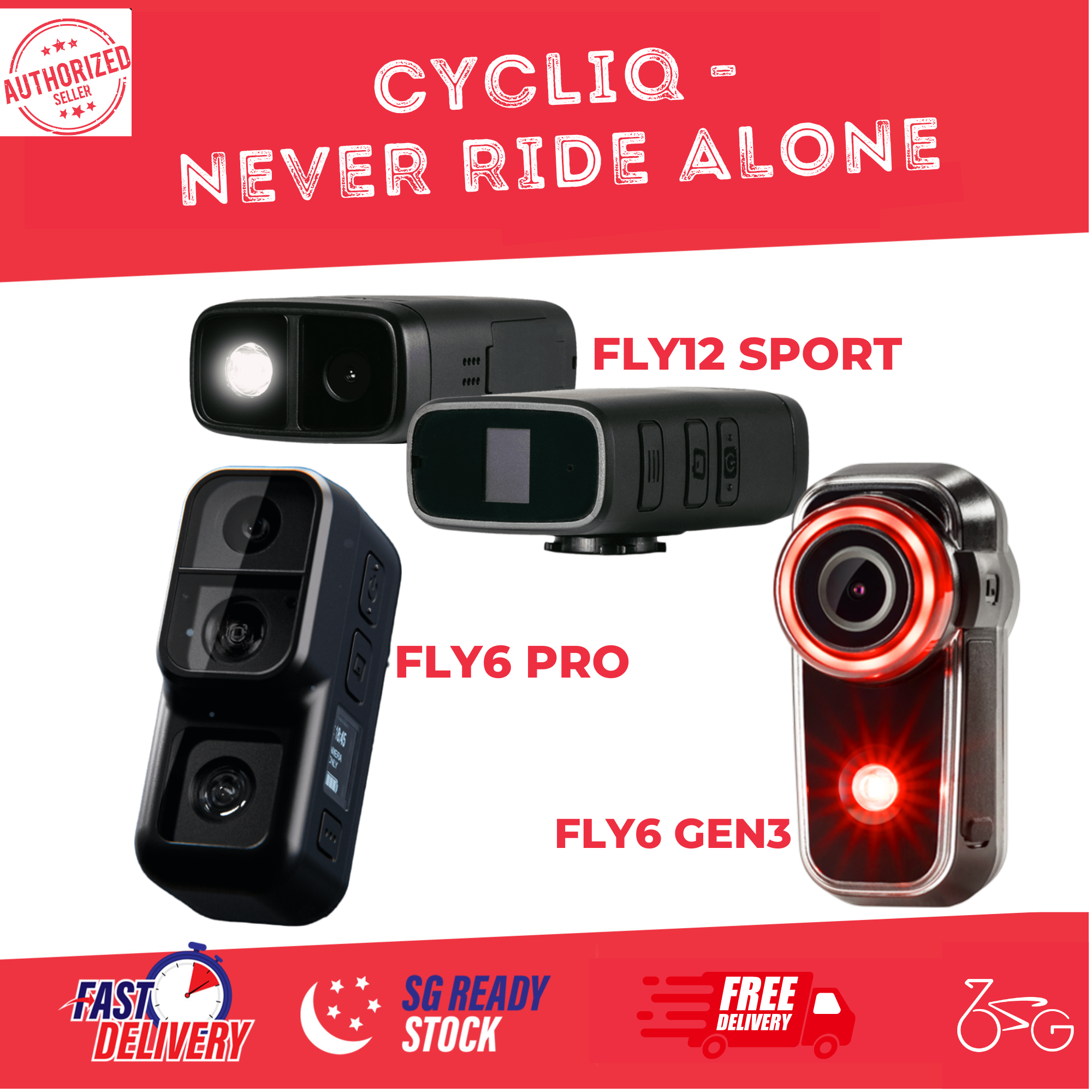 Cycliq Fly12 Sport Fly6 PRO and Gen Bike Camera Light Lazada