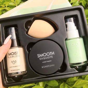 Kem Cô Lập Kem Lót Trang Điểm Kem Nền Dạng Lỏng Kem BB Bộ Trứng Làm Đẹp Phấn Lỏng Kem Lót Trang Điểm Sáng