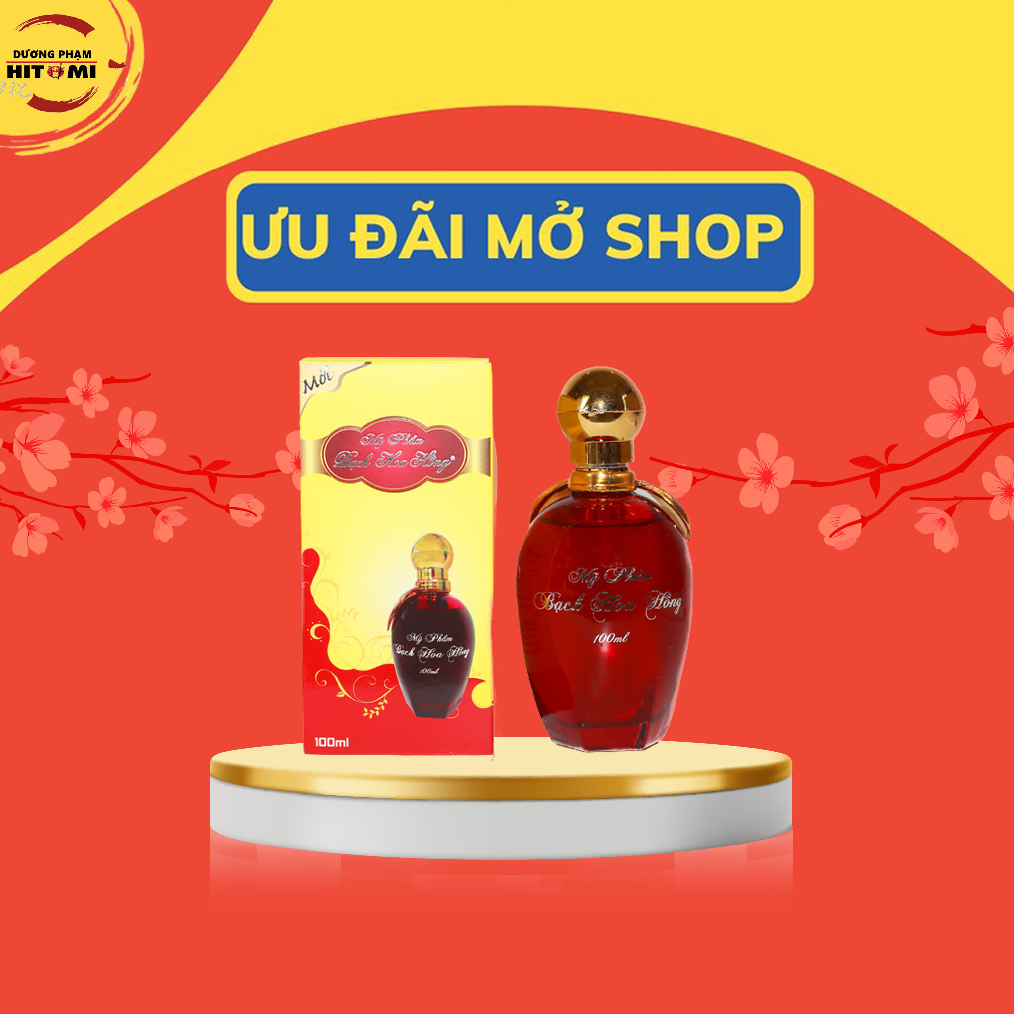 Serum tái tạo mụn nám bach hoa hong cao cấp 100ml