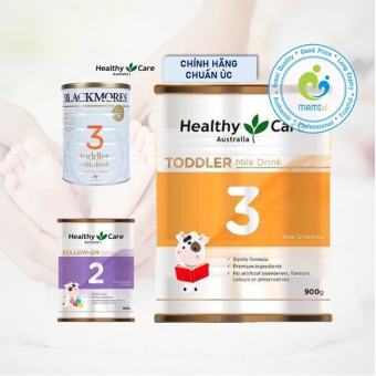Sữa bột công thức Blackmores/Healthy Care Úc số 1, 2, 3 cho bé 900g