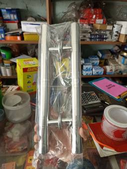 TAY NẮM CỔNG INOX DÀI 4T (40CM)