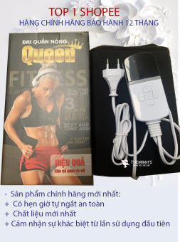 Đai quấn nóng Queen tan mỡ bụng (BH 12t)