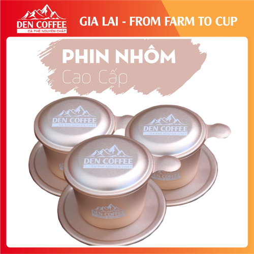 Phin pha Cà Phê ,phin Nhôm cao cấp màu Hồng