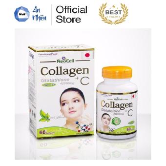Viên Uống Dưỡng Trắng Da Collagen N.E.O Cell +C Glutathione 42000mg Type 1 2 3 - Mẫu mới