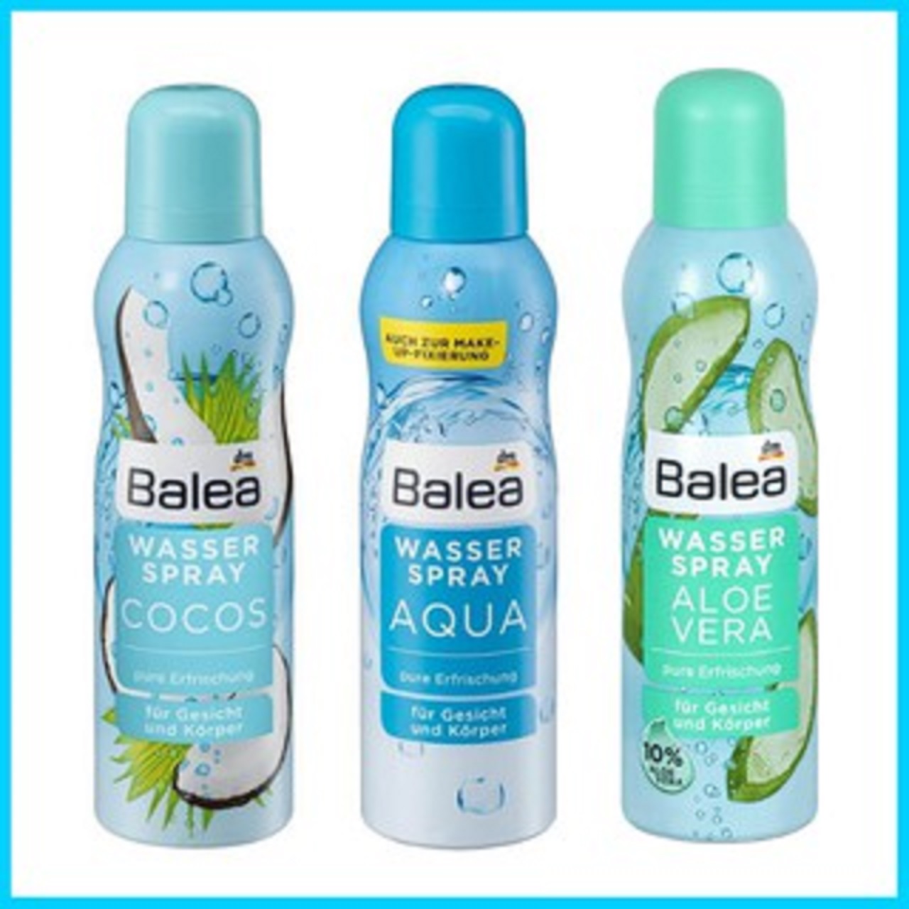 Xịt khoáng Balea Đức 150ml các màu