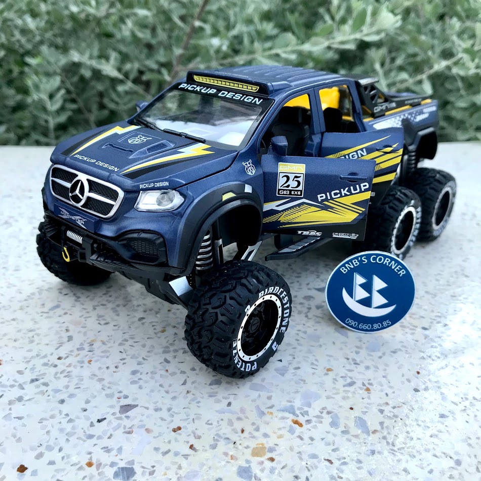 Xe mô hình mercedes x-class exy 6x6 tỷ lệ 1:28