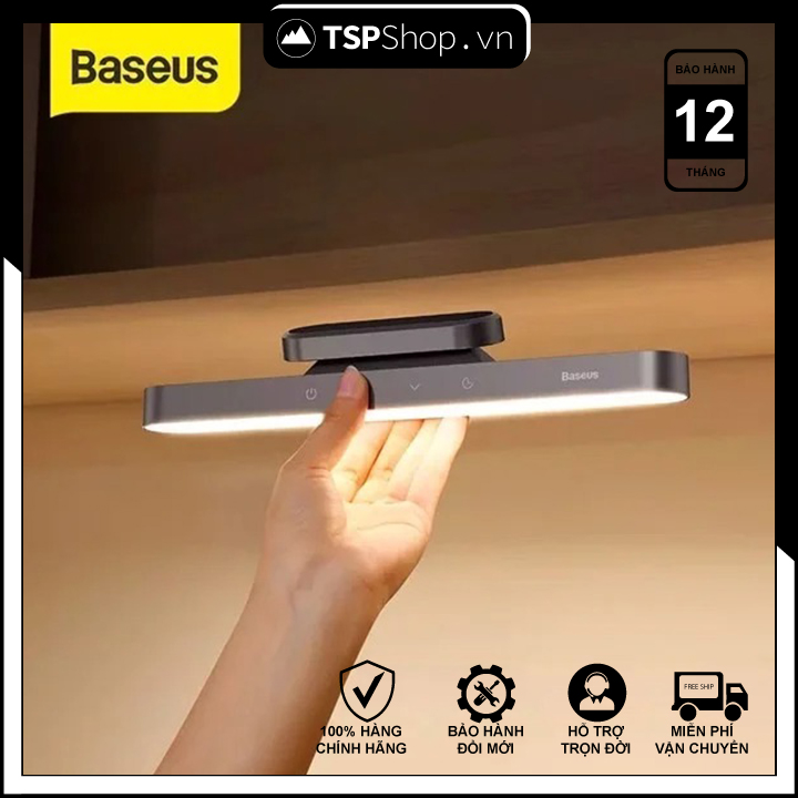Đèn treo đế hít nam châm Baseus Magnetic Stepless Dimming Charging Desk Lamp