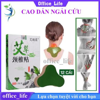 [Mã COSDAY -50K đơn 150K] Cao Dán Ngải Cứu Hộp 12 Miếng Giảm Đau Vai Gáy Hiệu Quả Nhất -xuân303
