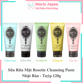 Sữa Rửa Mặt Rosette Cleansing Paste Nhật Bản - Tuýp 120g