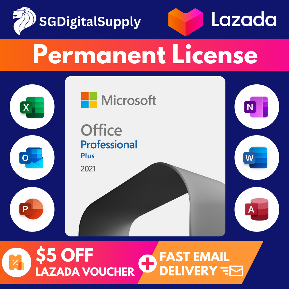 Microsoft Office 2021 Professional For Windows 10/11 | Home