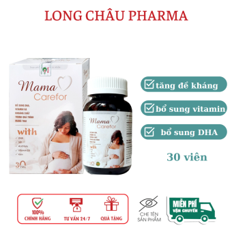Viên uống Mama Carefor - Bổ sung DHA, Vitamin và các khoáng chất cần thiết trước, tron