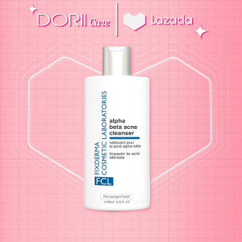 Sữa Rửa Mặt Giảm Mụn Phục Hồi Da FCL Alpha-Beta Acne Cleanser 200ml