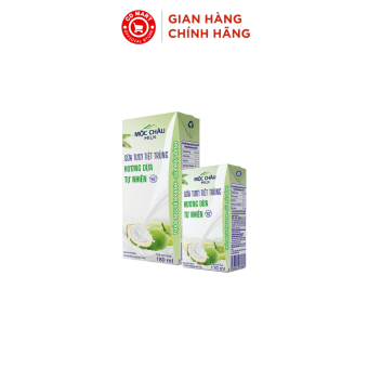 Thùng 48 hộp sữa tươi tiệt trùng Mộc Châu Milk vị dừa (110ml)