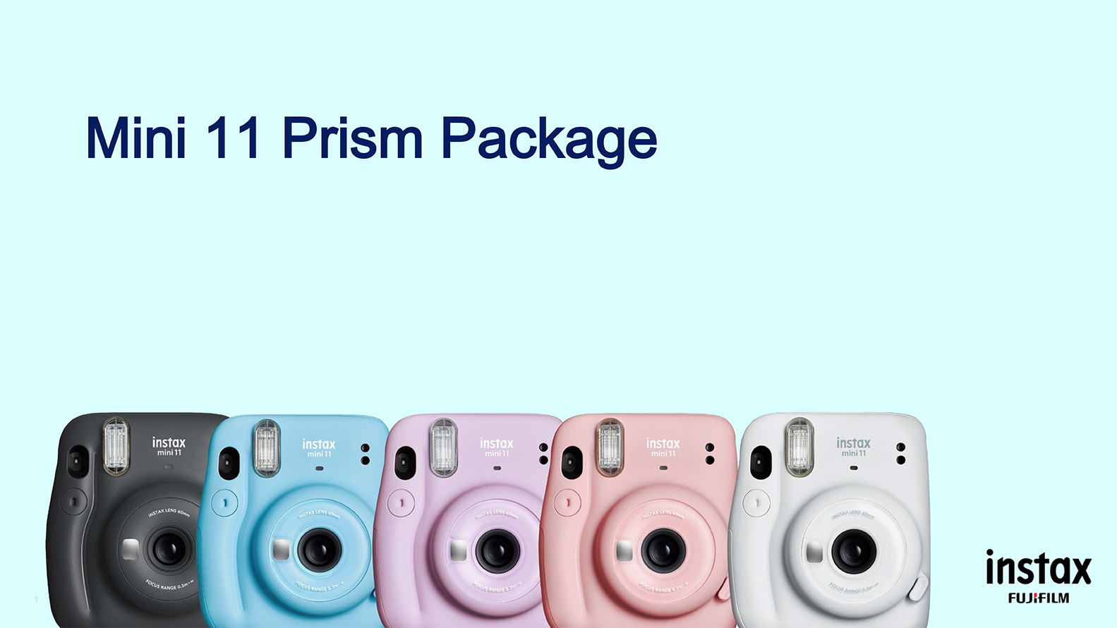 Fujifilm Instax Mini 11 Instant Camera Prism Edition Package Limited H – JG  Superstore