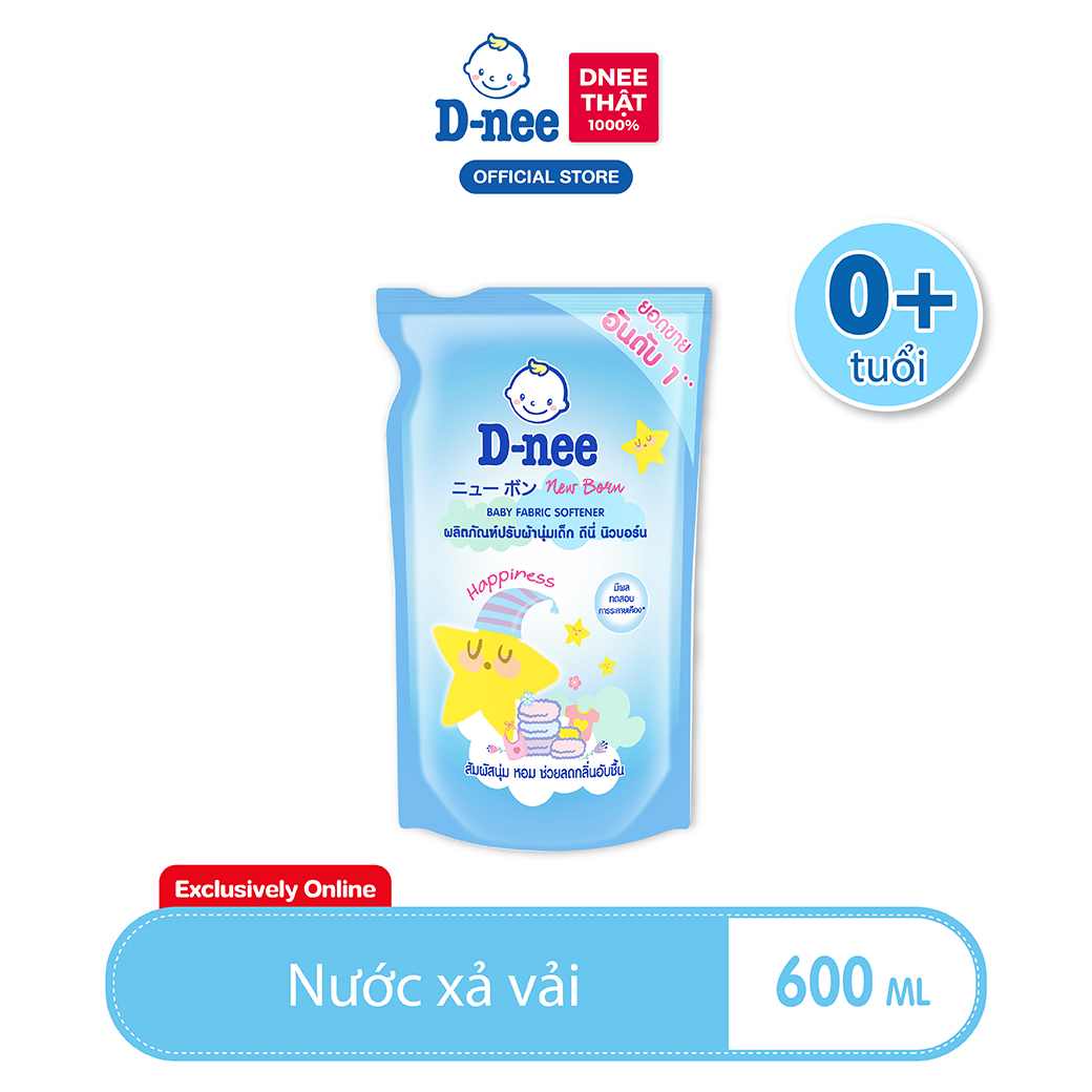 Nước xả vải d-nee 550 ml. - happiness
