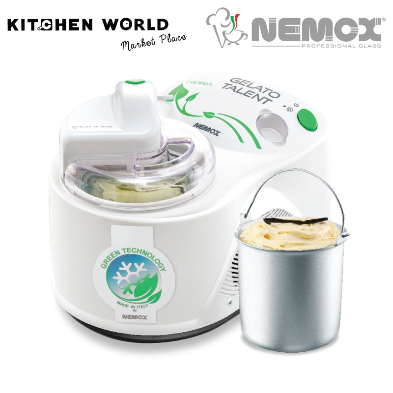 Nemox Italy Gelato Ice Cream & Sorbet Maker Talent I-Green, 110W / เครื่องทำไอศกรีมเจลาโต้ เครื่องทำเจลาโต้ ราคา 19,153 บาท*ส่งฟรี