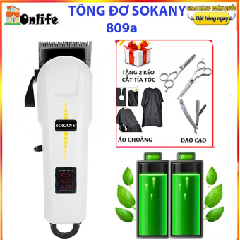 Tông đơ, tông đơ cắt tóc, tông đơ cắt tóc loại tốt, tông đơ cắt tóc gia đình chuyên nghiệp, tông đơ cắt sokany 809a