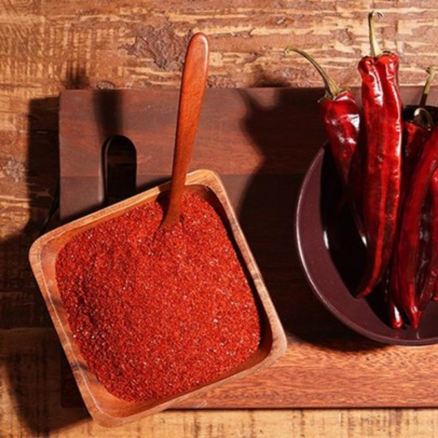 Bột ớt vẩy Ourhome gói 1kg lên màu đẹp tiết kiệm dùng kimchi
