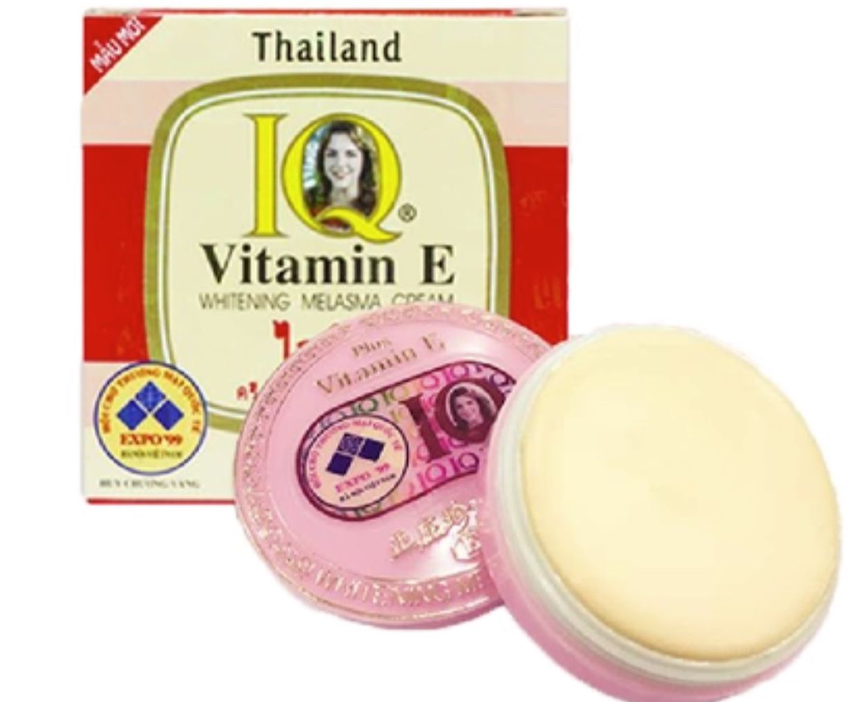 Kem Dưỡng Trắng Da Sạch Nám Thái Lan IQ Vitamin E - 8g