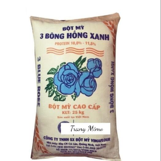 Bột mì hiệu Ba Bông Hồng xanh 1kg ( Bột mì số 11)