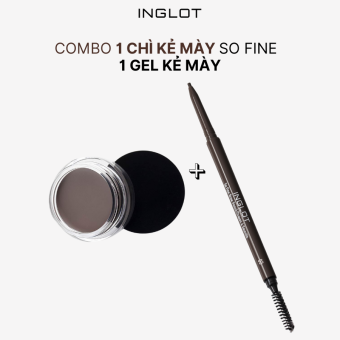 Gel kẻ mày lâu trôi và chì định hình chân mày Inglot ( gel không kèm cọ)