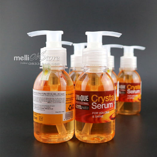 [FREESHIP][CHÍNH HÃNG] [HCM][FREESHIP][HÀNG NHẬP CHÍNH HÃNG] Tinh Dầu Dưỡng Tóc UNIQUE CRYSTAL SERUM 125ml , Tùy Chọn Màu, Phục Hồi, Chăm Sóc Tóc
