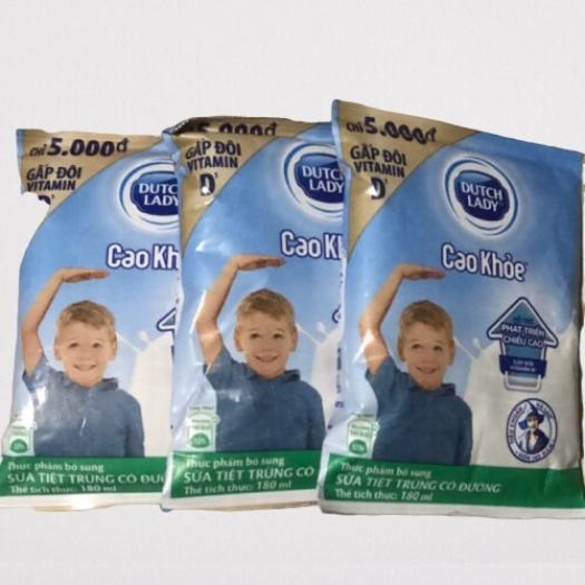 Thùng 24 bịch sữa cô gái hà lan cao khoẻ 180ml/1 bịch