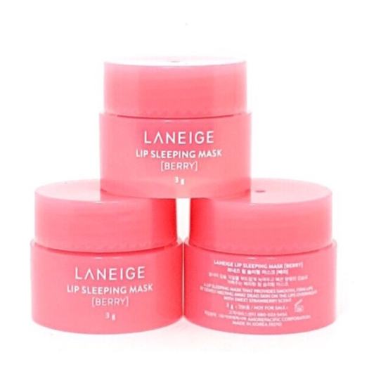 Mặt Nạ Ngủ Ủ Môi Laneige, Dưỡng Môi Laneige Lip Sleeping Mask Berry 20g [Chính Hãng] Giúp Môi Mịn Màng Căng Hồng