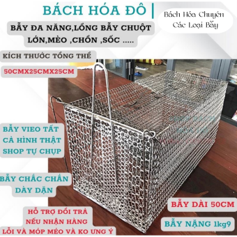 Bẫy Mèo, Lồng Bẫy Mèo Hoang, B.Chồn Đa Năng Có Thể Tái Sử Dụng Nhiều Lần
