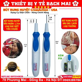 Bút Rung Huyệt - Đầu Rung Ngắn 1,7cm, Đầu Rung Dài 3,8cm - Bút Day Huyệt Diện Chẩn