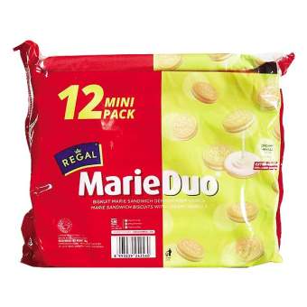 Bánh Quy Regal MarieDuo Vị Kem Vani, Bơ Đậu Phộng Và Kem Socola Gói 240G