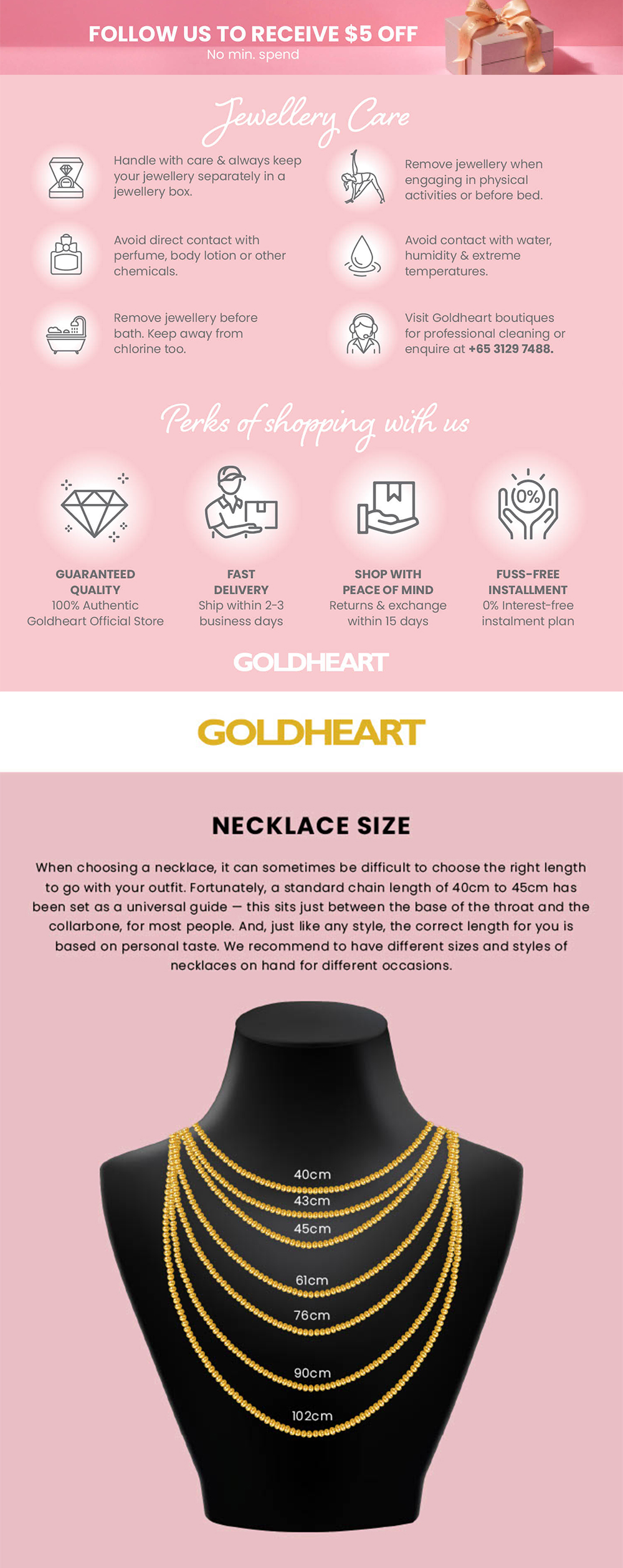 Goldheart KStyle Floral Diamond Necklace · v3