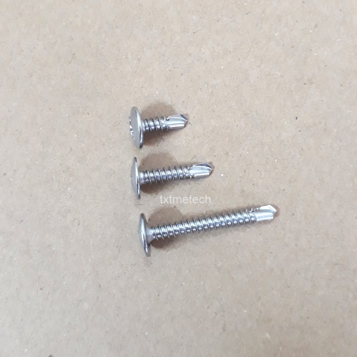 Vít tự khoan đầu dù inox 410 m4