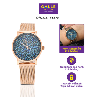 Đồng Hồ Nữ FREELOOK LUMIERE Chính Hãng - Galle Watch Store - Đồng Hồ Mặt Kính Cứng Tròn Đính Đá, Dây Đeo Thép Không Gỉ, Chống Nước, Đồng Hồ Nữ Sang Trọng, Cao Cấp, Bảo Hành 24 Tháng, Thay Pin Miễn Phí Trọn Đời FL.2.10158
