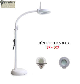 LED Magnifying Lamp - Đèn Lúp led soi da nối mi làm nail spa tatoo chân nặng ánh sáng mát