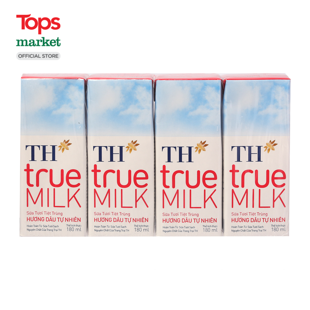 Sữa Th True Milk Dâu 180Ml 4